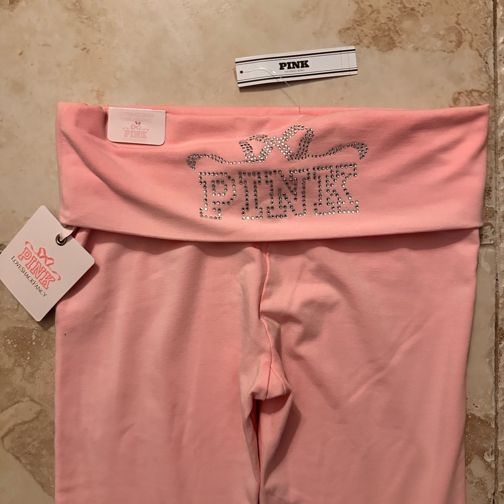PINK-Love Shack Fancy
Light Pink Flared Foldover Leggings NWT - Picture 2 of 4